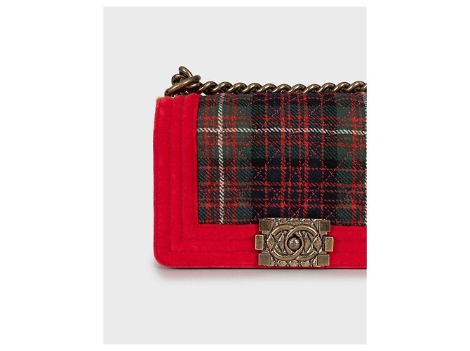 Borsa Boy Tartan Piccola Paris-Edimburgo Chanel Usata - vista 5