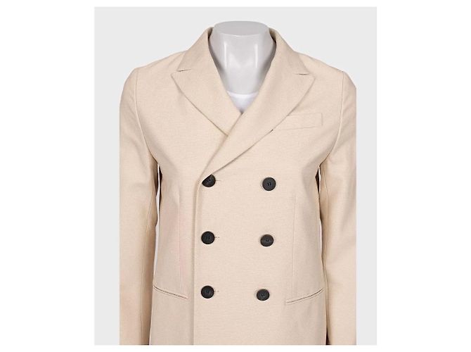 Christian Dior Beige Double-Breasted Jacket Size 36/S Pre-owed - view 4