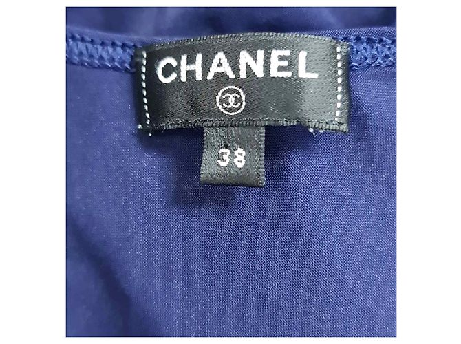Chanel Club Navy Einteiler Badeanzug 38 Gebraucht - Ansicht 3