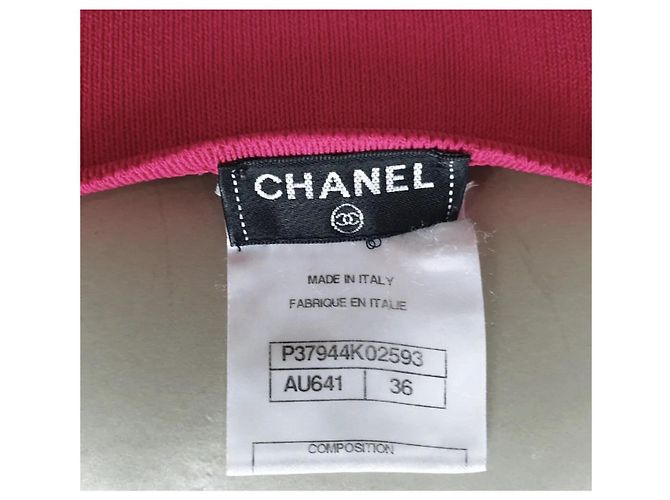 Vestido midi de punto rosa Chanel 2010 Talla 36 Pre-Owned - vista 6