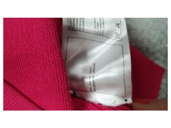 Vestido midi de punto rosa Chanel 2010 Talla 36 Pre-Owned - vista 7