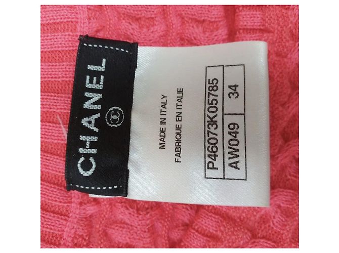 Chanel Dunkelrosa Mini-Kleid Größe 34 Vorbesitz - Ansicht 5