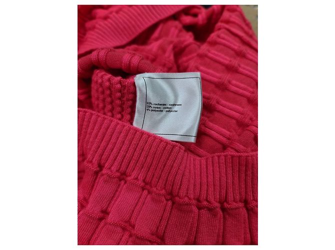 Chanel Dunkelrosa Mini-Kleid Größe 34 Vorbesitz - Ansicht 7