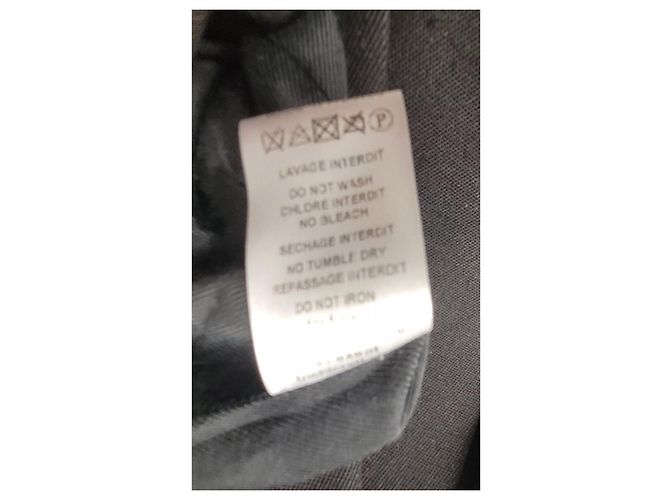 Balmain BLAMAIN Schwarzer Wollblazer mit einem Knopf Größe 38 Gebraucht - Ansicht 8