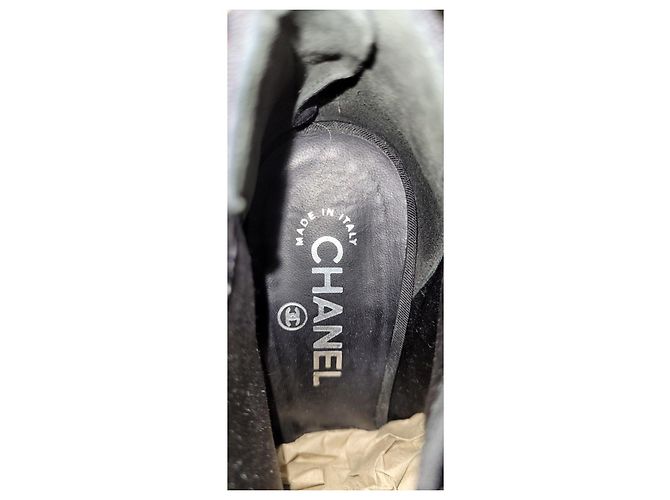 Chanel Multicolor Textile Open Boots Booties Sz.40 Pre-Owned - view 4