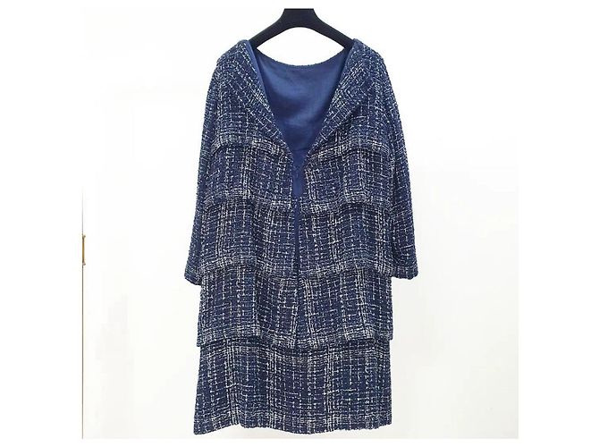 Vestido de tweed Chanel 7,2K$ de pasarela Talla 48 Pre-Owned - vista 3