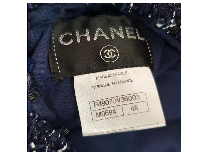 Vestido de tweed Chanel 7,2K$ de pasarela Talla 48 Pre-Owned - vista 7