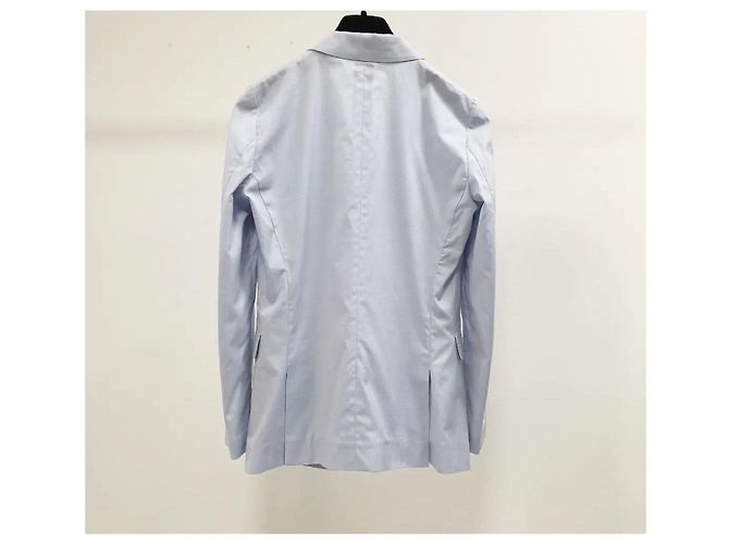 Gucci Hellblaue Baumwolljacke Größe 40 Gebraucht - Ansicht 4