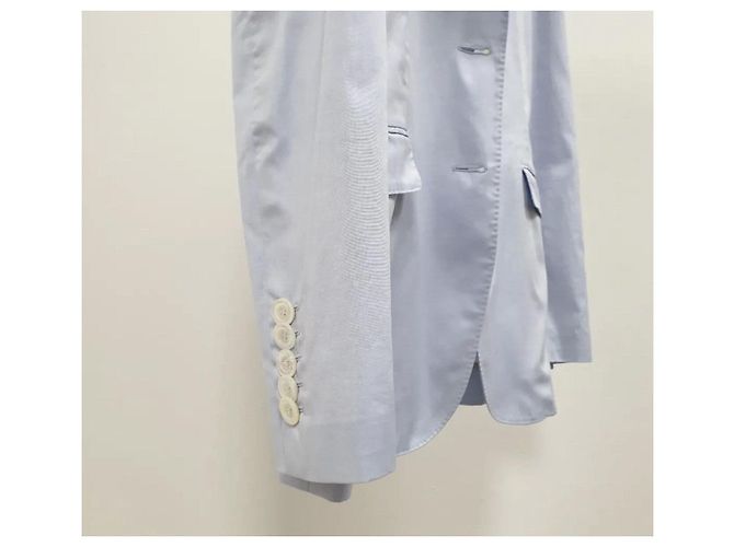 Gucci Hellblaue Baumwolljacke Größe 40 Gebraucht - Ansicht 6