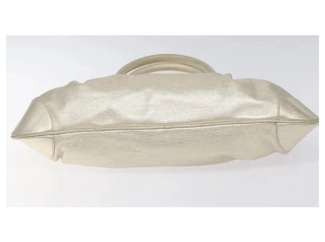 Borsa a mano Salvatore Ferragamo Sofia in pelle dorata D'oro - vista 2