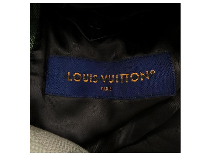 Giacca Damier Louis Vuitton Marrone Beige Verde - vista 4
