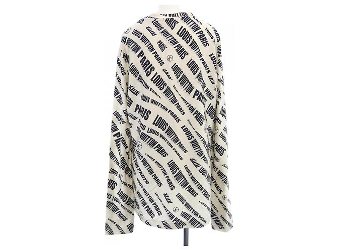 Top Louis Vuitton Negro Beige - vista 2