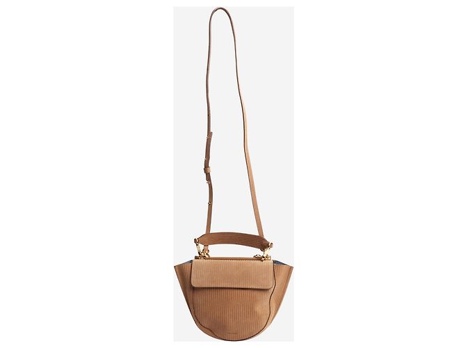 Wandler Borsa a tracolla in suede marrone - Ansicht 2