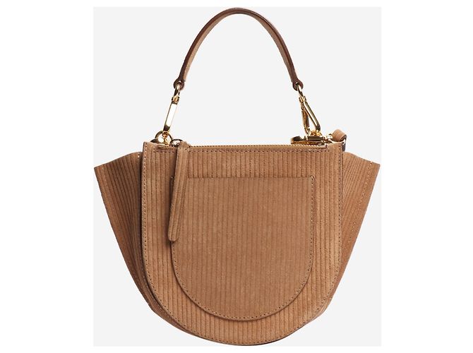 Wandler Borsa a tracolla in suede marrone - Ansicht 3