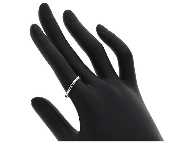 Anello nuziale in platino per donna Cartier - vista 5