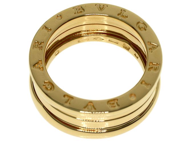 Bulgari Anello Bvlgari B-zero1 a 2 bande in oro giallo 18K - vista 4