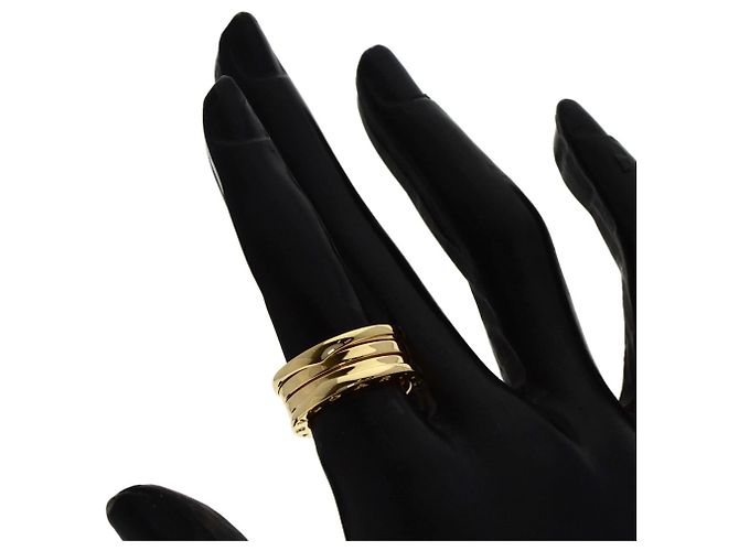 Bulgari Anello Bvlgari B-zero1 a 2 bande in oro giallo 18K - vista 6