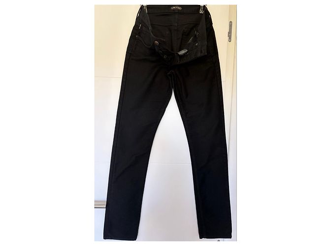 Jeans Slim Neri Tom Ford Nero - vista 2