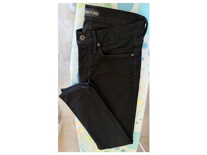 Jeans Slim Neri Tom Ford Nero - vista 9