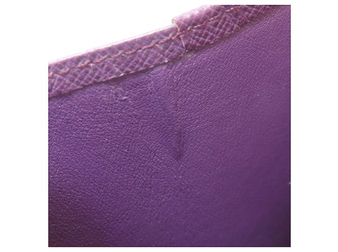 Billetera bi-fold de cuero Epi Louis Vuitton Amarillo - vista 9