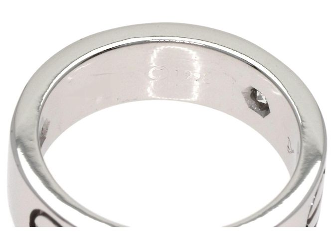 Cartier Love Ring Halb Diamant aus 18K Weißgold - Ansicht 5