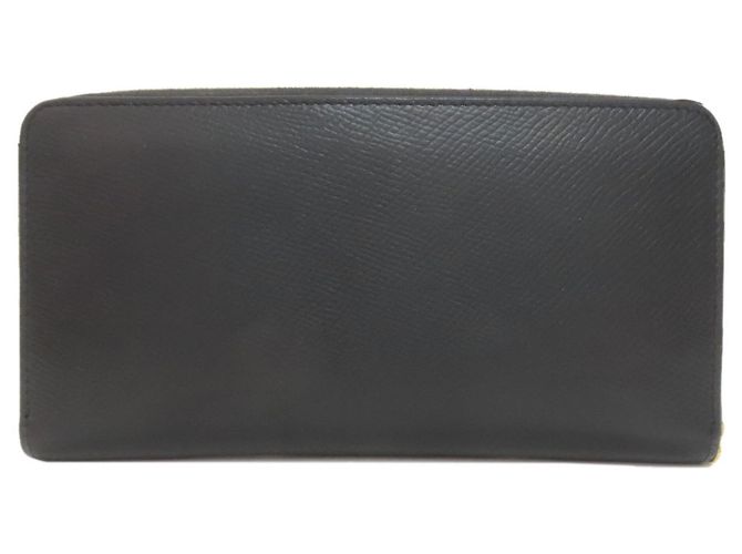 Céline Celine Rundzip-Langgeldbörse aus schwarzem Leder - Ansicht 2