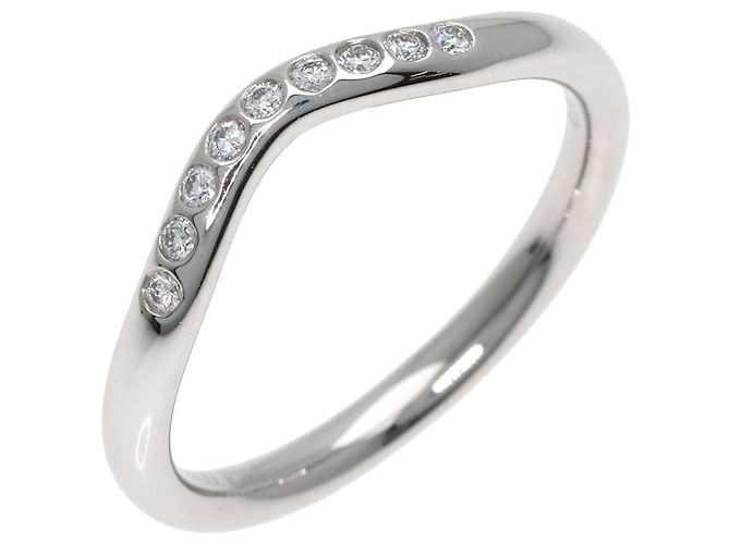 Tiffany & Co. Ring mit gewölbtem Diamantband - Ansicht 2