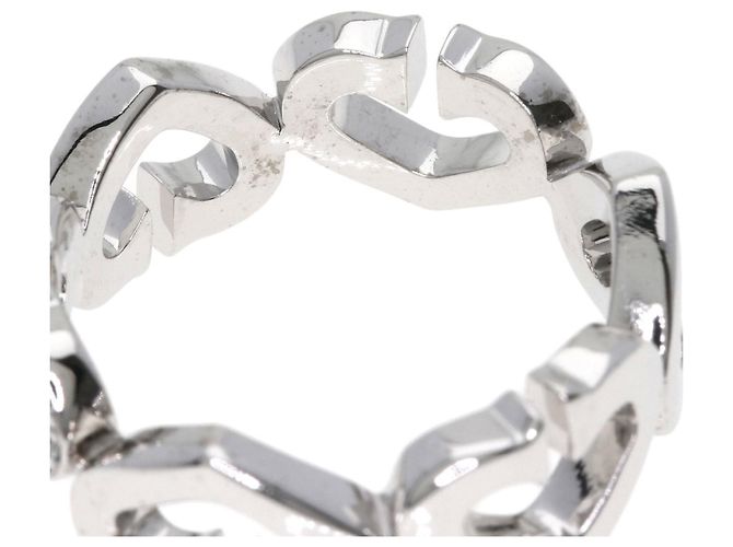 Cartier C Heart Diamantring aus 18K Weißgold - Ansicht 10