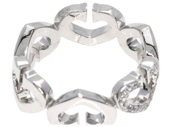 Cartier C Heart Diamantring aus 18K Weißgold - Ansicht 6