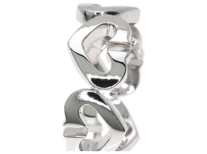 Cartier C Heart Diamantring aus 18K Weißgold - Ansicht 8