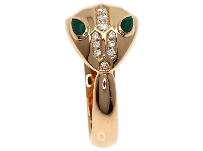 Bulgari Serpenti Diamant Malachit Ring - Ansicht 3