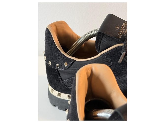Sneakers Valentino Garavani Rockstud Runner Nero - vista 3