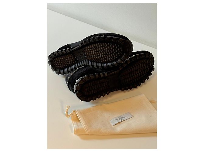 Sneakers Valentino Garavani Rockstud Runner Nero - vista 4