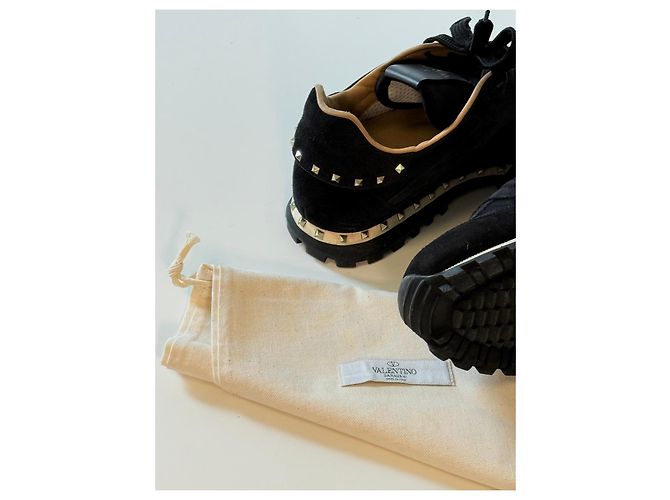 Sneakers Valentino Garavani Rockstud Runner Nero - vista 6