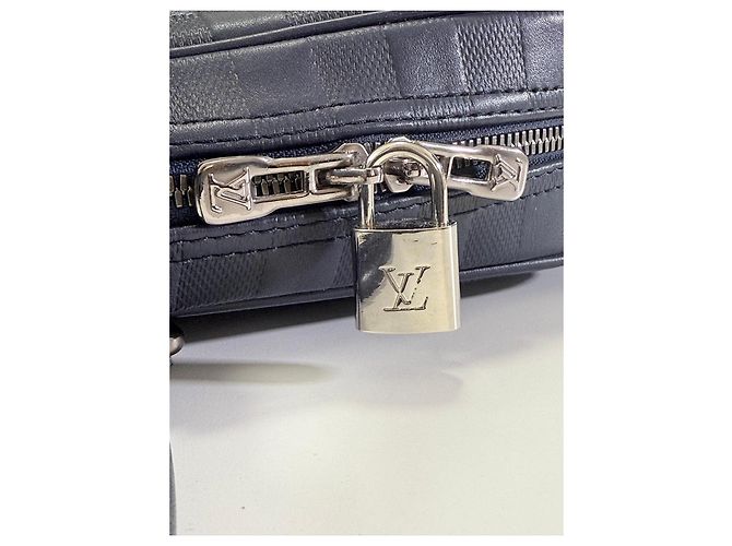Valigetta Louis Vuitton Damier Graphite Grigio antracite - vista 4