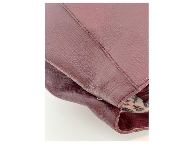 Borsa in pelle bordeaux Dolce & Gabbana Bordò - vista 15