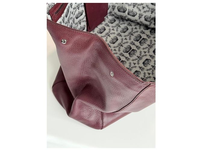 Borsa in pelle bordeaux Dolce & Gabbana Bordò - vista 2