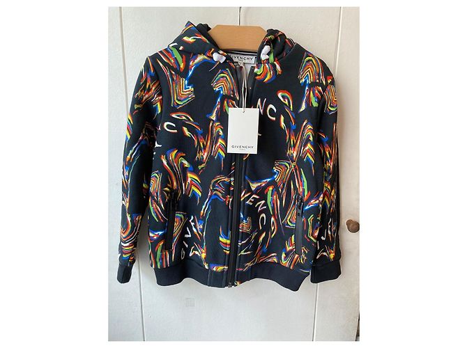 Multicolored Givenchy Hoodie Black Multiple colors - view 2