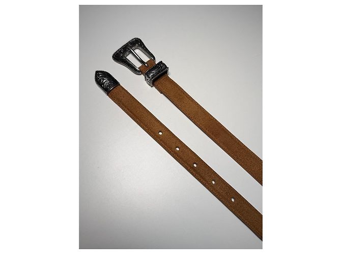 Saint Laurent leather belt Brown - view 10