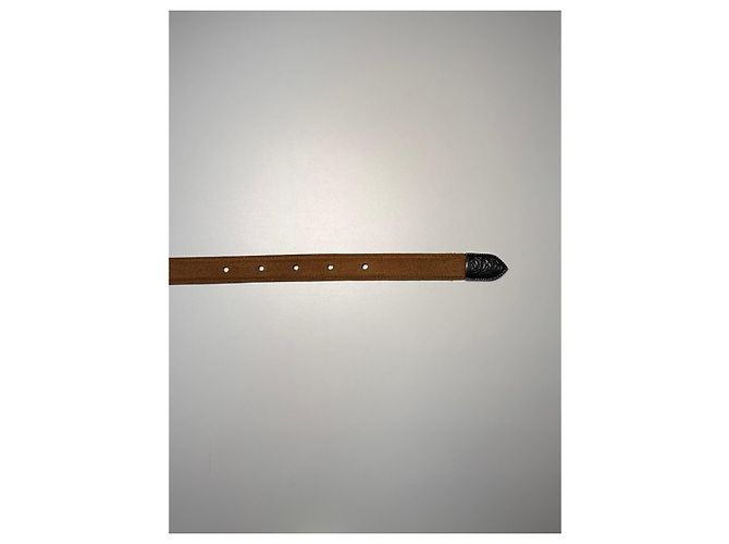 Saint Laurent leather belt Brown - view 18
