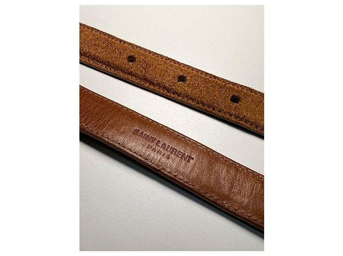 Saint Laurent leather belt Brown - view 5
