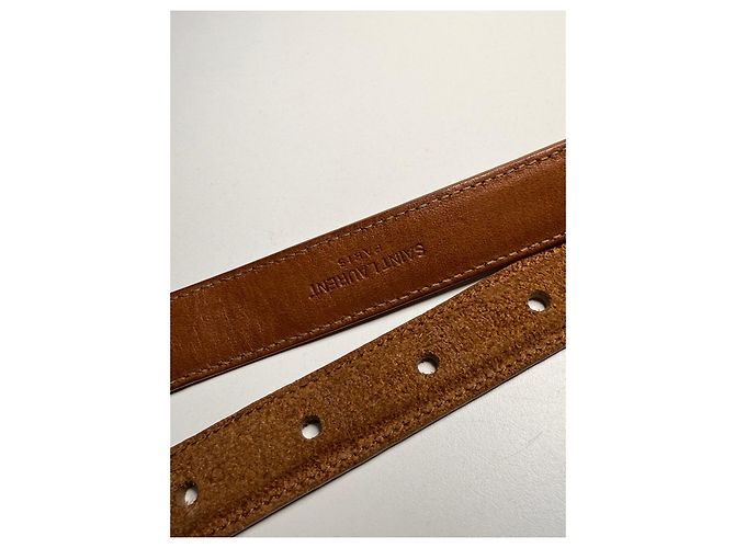 Saint Laurent leather belt Brown - view 8