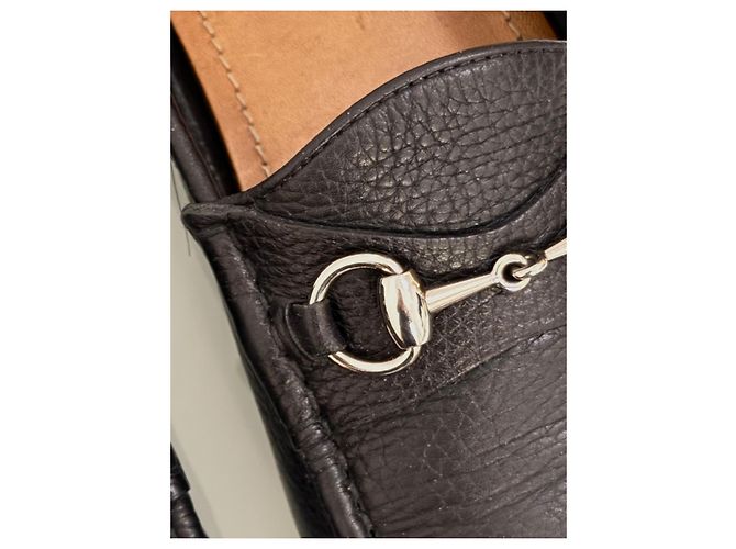 Mocassini Gucci in Pelle Nera con Horsebit Nero - vista 14