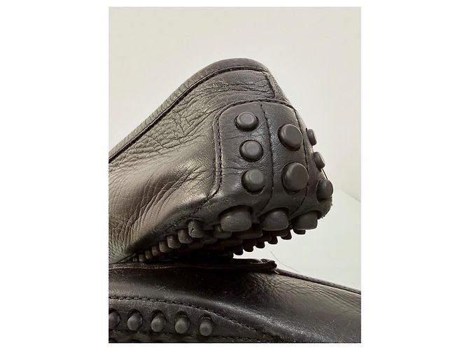 Mocassini Gucci in Pelle Nera con Horsebit Nero - vista 8