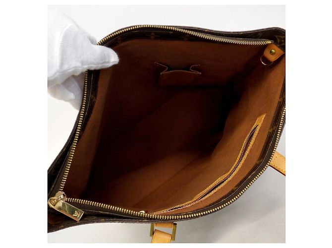 Borsa Tote Cabas Mezzo Monogram Louis Vuitton Marrone - vista 4
