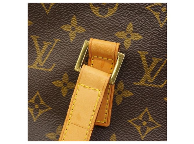 Borsa Tote Cabas Mezzo Monogram Louis Vuitton Marrone - vista 9