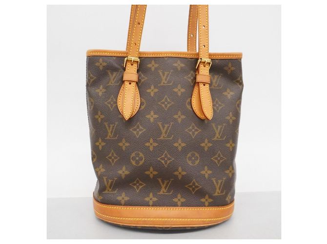 Borsa Tote Bucket PM Monogram Louis Vuitton Marrone - vista 14