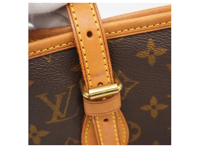 Borsa Tote Bucket PM Monogram Louis Vuitton Marrone - vista 8