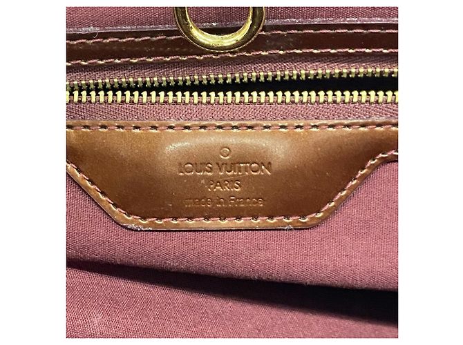 Borsa Tote Vernis Wilshire MM di Louis Vuitton Rosso - vista 5