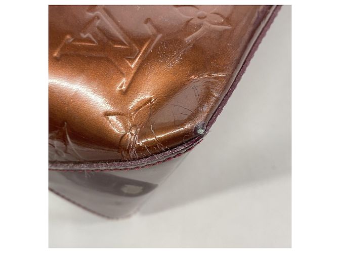 Borsa Tote Vernis Wilshire MM di Louis Vuitton Rosso - vista 7